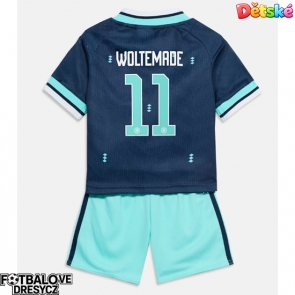 Německo Nick Woltemade #11 Dětské Venkovní dres komplet MS 2026 Krátký Rukáv (+ trenýrky)